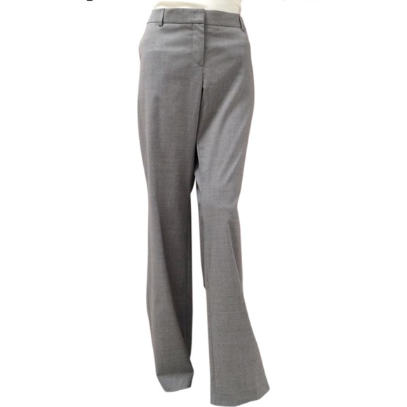 Akris Punto Grey Flare Pants - Picture 1 of 8